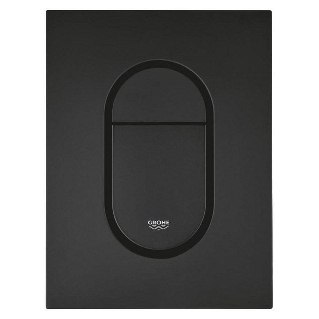 Grohe Arena Cosmopolitan S Bedieningsplaat - 17.2x13cm - dualflush - phantom black 37624KF0