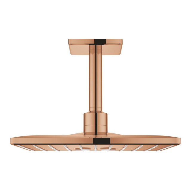 GROHE Rainshower SmartActive 310 Cube Hoofddouche - 31cm - 2 straalsoorten - plafondarm 14.2cm - warm sunset 26481da0