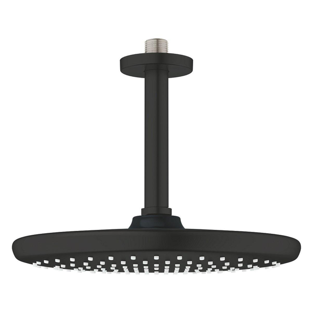 GROHE Tempesta 250 Hoofddouche - 25cm - 1 straalsoort - plafondarm 14.2cm - mat zwart 266692430