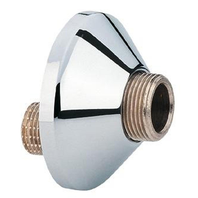 GROHE S koppeling met rozet per paar 1/2x3/4 chroom 1200100m