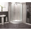 Aqualux Shine kwartrond 80x80x185cm chroom HA1161208 Aqualux Shine kwartrond 80x80x185cm chroom HA1161208