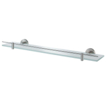 Haceka Kosmos Tablette - 60x12cm - verre - inox brossé HA402401