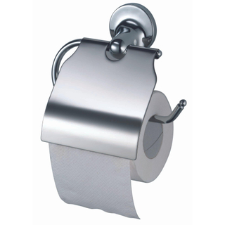 Haceka Aspen Porte rouleau papier toilette avec abattant chrome