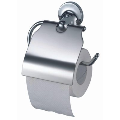 Haceka Aspen Porte rouleau papier toilette avec abattant chrome