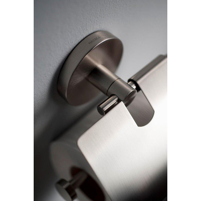 Haceka Pro 2500 Toiletrolhouder met klep rvs SHOWROOMMODEL