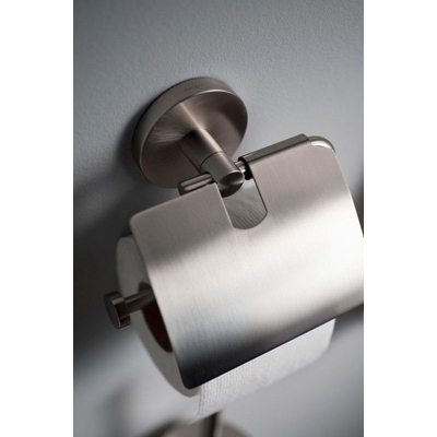 Haceka Pro 2500 Toiletrolhouder met klep rvs SHOWROOMMODEL
