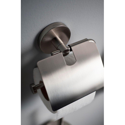 Haceka Pro 2500 Toiletrolhouder met klep rvs SHOWROOMMODEL SHOW26565