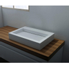 Ideavit Solidsquare opbouw wastafel 60x40x10cm rechthoek 0 kraangaten 1 wasbak Solid surface wit SW85920 Ideavit Solidsquare opbouw wastafel 60x40x10cm rechthoek 0 kraangaten 1 wasbak Solid surface wit SW85920