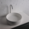 Ideavit Solidthin opbouw wastafel 40x40x12.5cm rond 0 kraangaten 1 wasbak Solid surface wit TWEEDEKANS OUT8744 Ideavit Solidthin opbouw wastafel 40x40x12.5cm rond 0 kraangaten 1 wasbak Solid surface wit TWEEDEKANS OUT8744