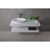 Ideavit Solidplus Wastafelblad 90x46x8cm rechthoek 0 kraangaten Solid surface wit SW85897 Ideavit Solidplus Wastafelblad 90x46x8cm rechthoek 0 kraangaten Solid surface wit SW85897