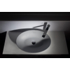Ideavit Solidthin Lavabo à poser 60x40x14.5cm ovale sans trou pour robinetterie 1 vasque Solid surface blanc SW85908
