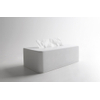 Ideavit Solidcase Boîte à mouchoirs 23.5x12.5x7cm Solid surface blanc mat SW97005