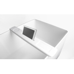 Ideavit Soidfelix Porte Ipad pour baignoire 77x12x2.4cm Solid surface blanc mat SW97007