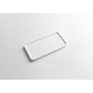 Ideavit Solidmac plateau 25x14x1.2cm Solid surface blanc mat