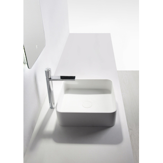 Ideavit Solidthin QR Lavabo à poser 40x40x12.5cm Solid surface blanc mat