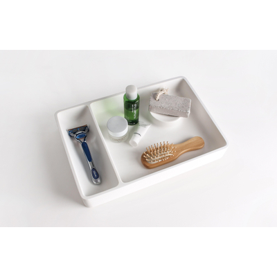 Ideavit Solidplate organiseur 32x22x4.5cm Solid surface mat blanc