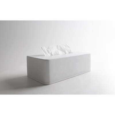 Ideavit Solidcase Boîte à mouchoirs 23.5x12.5x7cm Solid surface blanc mat