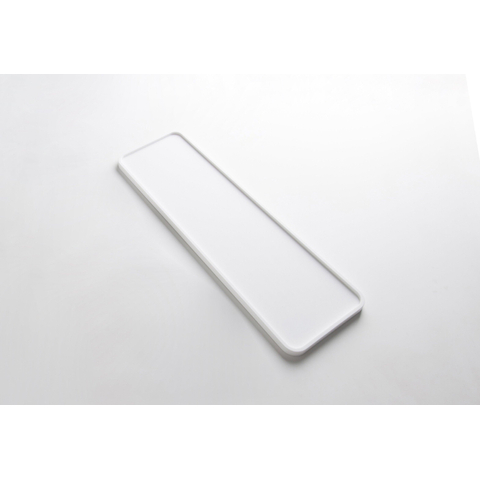 Ideavit Solidmac plateau 45x14x1.2cm Solid surface mat blanc SW96999
