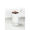 Brabantia Bac à linge - 35 litres - couvercle en liège - sac à linge amovible - blanc SW237300