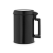 Brabantia NewIcon Poubelle - 3 litres - murale - seau intérieur en plastique - noir mat SW237238