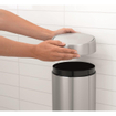 Brabantia Poubelle 5L avec seau intérieur synthétique Matt Steel Fingerprint Proof SW237288