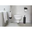 Porte-rouleau de toilette Brabantia Profile - 3 rouleaux - avec support - noir mat SW237213