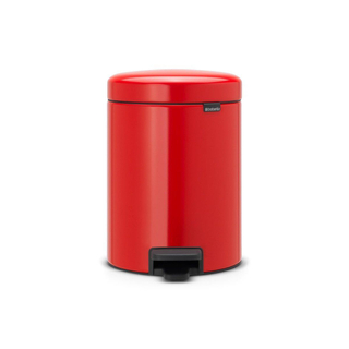 Brabantia NewIcon Pedaalemmer - 5 liter - kunststof binnenemmer - passion red