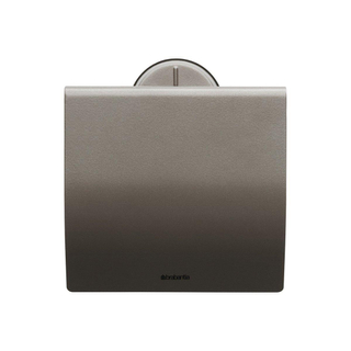 Brabantia Profile Porte-papier toilette avec couvercle 14x14.5x44cm Platinum
