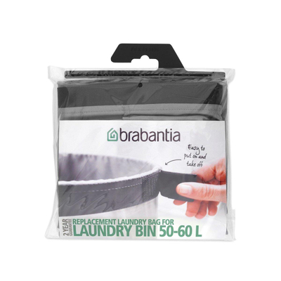 Brabantia Sac de lavage - 50-60 litres - grey