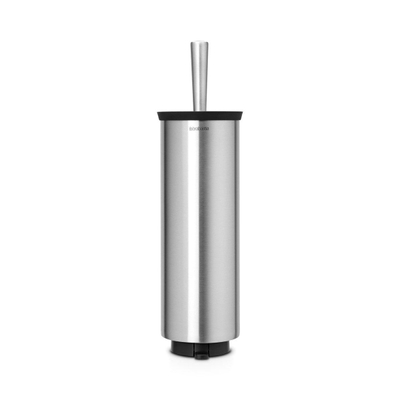 Brabantia Profile Toiletborstel - 12x11x43cm - houder- met beugel - matt steel