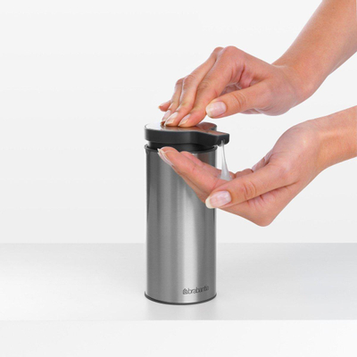 Brabantia Distributeur de savon - 200 ml - debout - acier mat