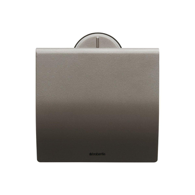 Brabantia Profile Toiletrolhouder met klep profile platinum SHOWROOMMODEL