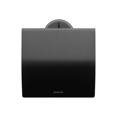Brabantia Profile Toiletrolhouder - met klep - profile matt black SHOWROOMMODEL