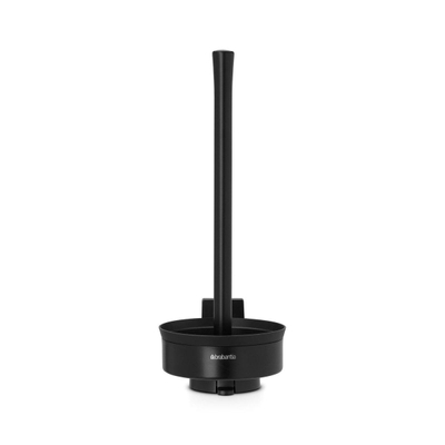 Porte-rouleau de toilette Brabantia Profile - 3 rouleaux - avec support - noir mat