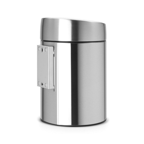 Brabantia Poubelle 5L avec seau intérieur synthétique Matt Steel Fingerprint Proof SW237288