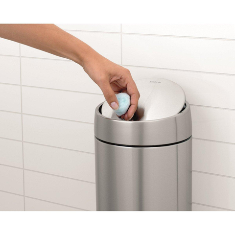 Brabantia Poubelle 5L avec seau intérieur synthétique Matt Steel Fingerprint Proof SW237288