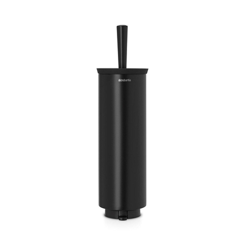 Brabantia Profile Toiletborstel - 12x11x43cm - houder- met beugel - matt black SW237208