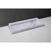 Forzalaqua Bellezza wastafel 100.5x51.5x9cm rechthoek 1 wasbak geen kraangat carrara gepolijst marmer SW230699 Forzalaqua Bellezza wastafel 100.5x51.5x9cm rechthoek 1 wasbak geen kraangat carrara gepolijst marmer SW230699