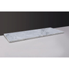 Forzalaqua Plateau wastafelblad 2 afvoergaten 140.5x51.5x3cm rechthoek carrara gepolijst marmer SW230695 Forzalaqua Plateau wastafelblad 2 afvoergaten 140.5x51.5x3cm rechthoek carrara gepolijst marmer SW230695