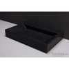 Forzalaqua Bellezza wastafel 80.5x51.5x9cm rechthoek 1 wasbak geen kraangat graniet gezoet antraciet SW230850 Forzalaqua Bellezza wastafel 80.5x51.5x9cm rechthoek 1 wasbak geen kraangat graniet gezoet antraciet SW230850