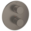 Grohe Grohtherm-3000 Cosmopolitan afbouwdeel voor inbouw douche-/badkraan met omstel en stopkraan m. volumeregelaar brushed hard graphite SW98752 Grohe Grohtherm-3000 Cosmopolitan afbouwdeel voor inbouw douche-/badkraan met omstel en stopkraan m. volumeregelaar brushed hard graphite SW98752