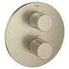 Grohe Grohtherm-3000 Cosmopolitan afbouwdeel voor inbouw douche-/badkraan met omstel en stopkraan m. volumeregelaar geborsteld nikkel SW98758 Grohe Grohtherm-3000 Cosmopolitan afbouwdeel voor inbouw douche-/badkraan met omstel en stopkraan m. volumeregelaar geborsteld nikkel SW98758