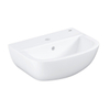 Grohe Bau fontein 1 kraangat met overloop 45.3x35.4cm wit SW197111 Grohe Bau fontein 1 kraangat met overloop 45.3x35.4cm wit SW197111
