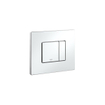 Grohe Skate cosmopolitan Bouton de commande WC 15.6x19.7cm Blanc SECOND CHOIX OUT6203