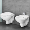GROHE Bau keramiek toiletset met spoelrandloos en diepspoel inclusief inbouwreservoir en bedieningspaneel wit SW568393