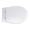 GROHE Bau céramique ensemble WC avec sans bride et à fond creux incluant réservoir encastré et plaque de commande blanc SW568393