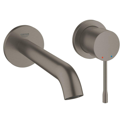 Grohe Essence New afbouwdeel voor 2-gats inbouw wandkraan M-size m. uitloop 18.3cm brushed hard graphite TWEEDEKANS