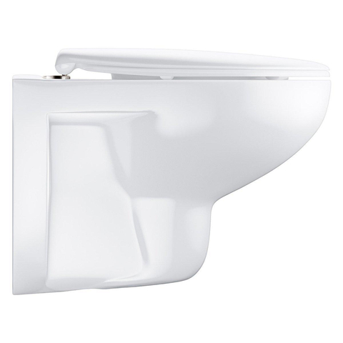 Grohe Bau Céramique Pack WC sans bride et à fond creux avec bâti-support et plaque de commande blanc SW568393
