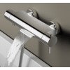 Hotbath Buddy/Buddy thermostatische badmengkraan met cascade uitloop gepolijst messing PVD SW229789 Hotbath Buddy/Buddy thermostatische badmengkraan met cascade uitloop gepolijst messing PVD SW229789