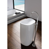Hotbath Robinet de lavabo sur pied nickel brossé SW230572 Hotbath Robinet de lavabo sur pied nickel brossé SW230572